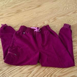 FIGS High wasted jogger scrub bottoms